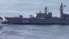 Russian warship carried out firing exercise off Plymouth coast