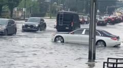 Watch: Torrential rain hits New York and New Jersey triggering flash floods
