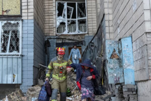 Russian Missiles Kill at Least 13 in Kyiv as Air Defenses Falter