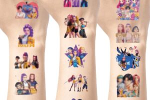 These ‘KPop Demon Hunters’ Temporary Tattoos Let You Rep Your Favorite Characters and Display Glow-in-the-Dark Demon Markings