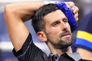 Tearful Djokovic falls at first hurdle in shock US Open exit